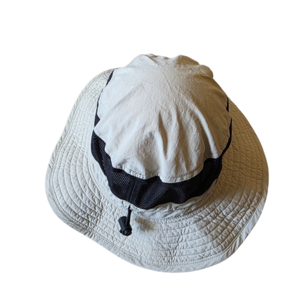 Columbia Boonie Fishermes Tan and Black Sun Nylon Hat One Size Fits All - Picture 2 of 4